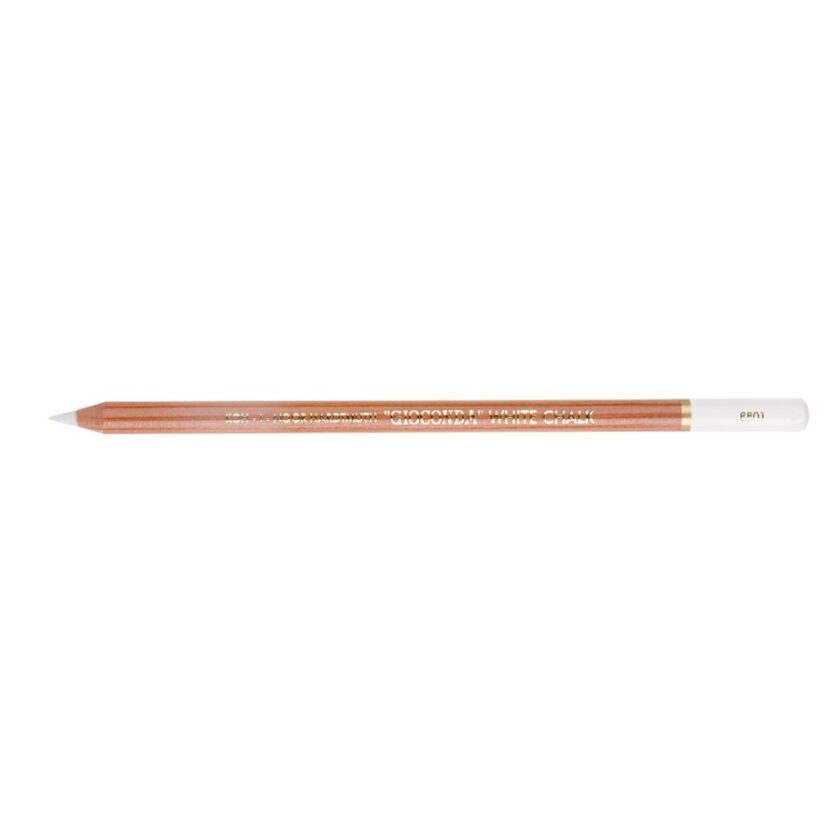 white drawing pencil