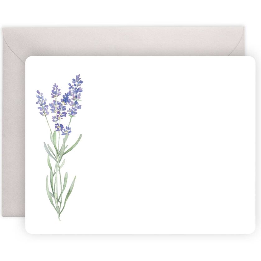 Lavender Note Card Set