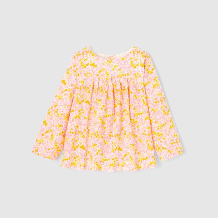 Girl Liberty fabric blouse - Jacadi x Tohana