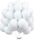 white balloons 50 pcs 12 inch matte