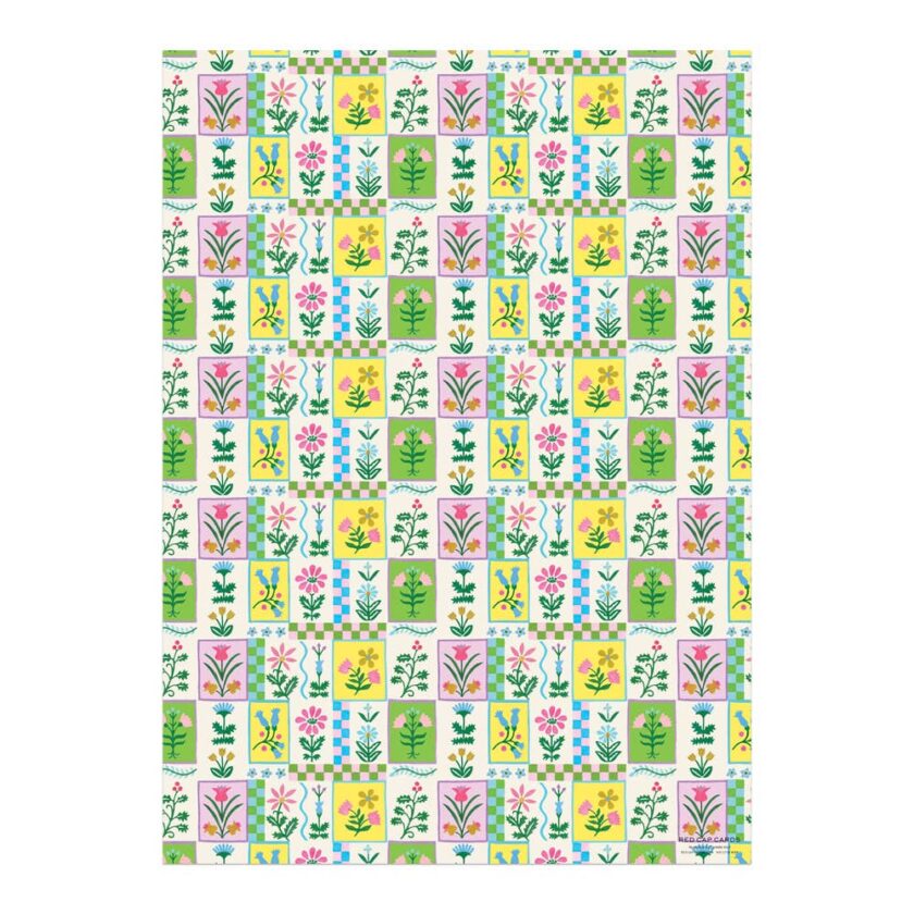 vintage floral wrapping paper