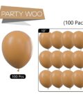 retro brown balloons 100 pcs 10 inch latex balloons for party decorations