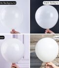 white balloons 50 pcs 12 inch matte - Image 3