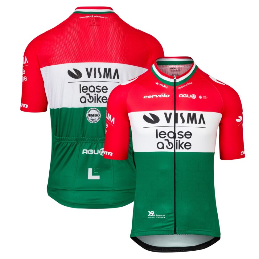 Maillot Team Visma Lease A Bike 2024 Réplique Champions de Hongrie - Atilla Valter