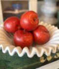 fluted ceramic bowl large