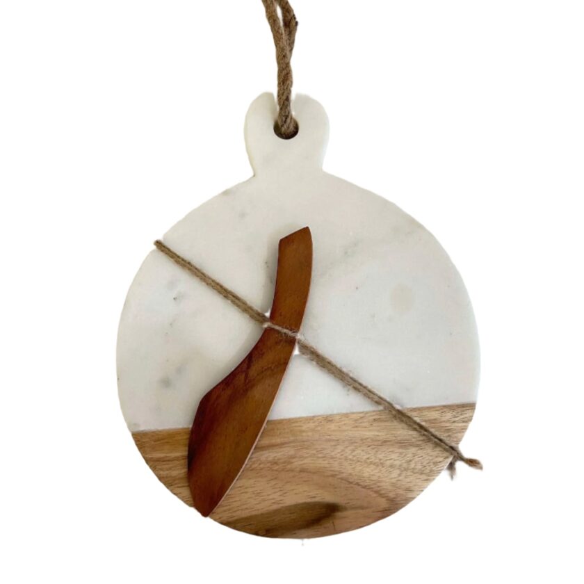 Stone and Wood Serving Board