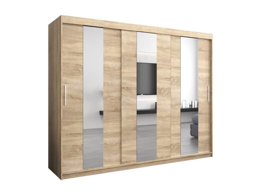 Schwebetürenschrank Dekohausshop 200/250/62 2-Türig Dekohausshop HMKH79608