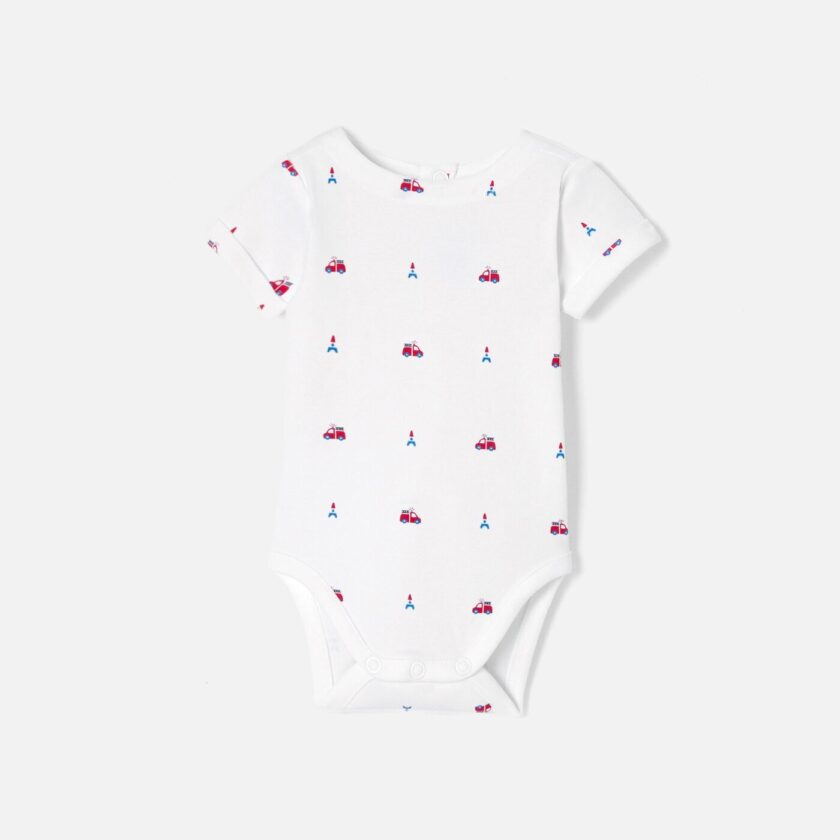 Baby boy short sleeves  bodysuit