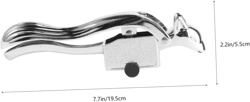 Stainless Steel Manual Garlic Press Squirrel Garlic Tool Comfortable to Hold for  Use - Image 2