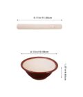 1pc Crushing Retro Tool Wooden Ceramic Supplies Ginger Crush Ginger, Use Vintage Onion, Pestle Seasonings Garlic Mill Kitchenware Kitchen - Image 2