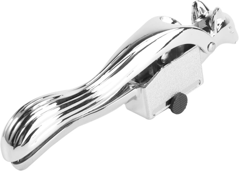 Stainless Steel Manual Garlic Press Squirrel Garlic Tool Comfortable to Hold for  Use