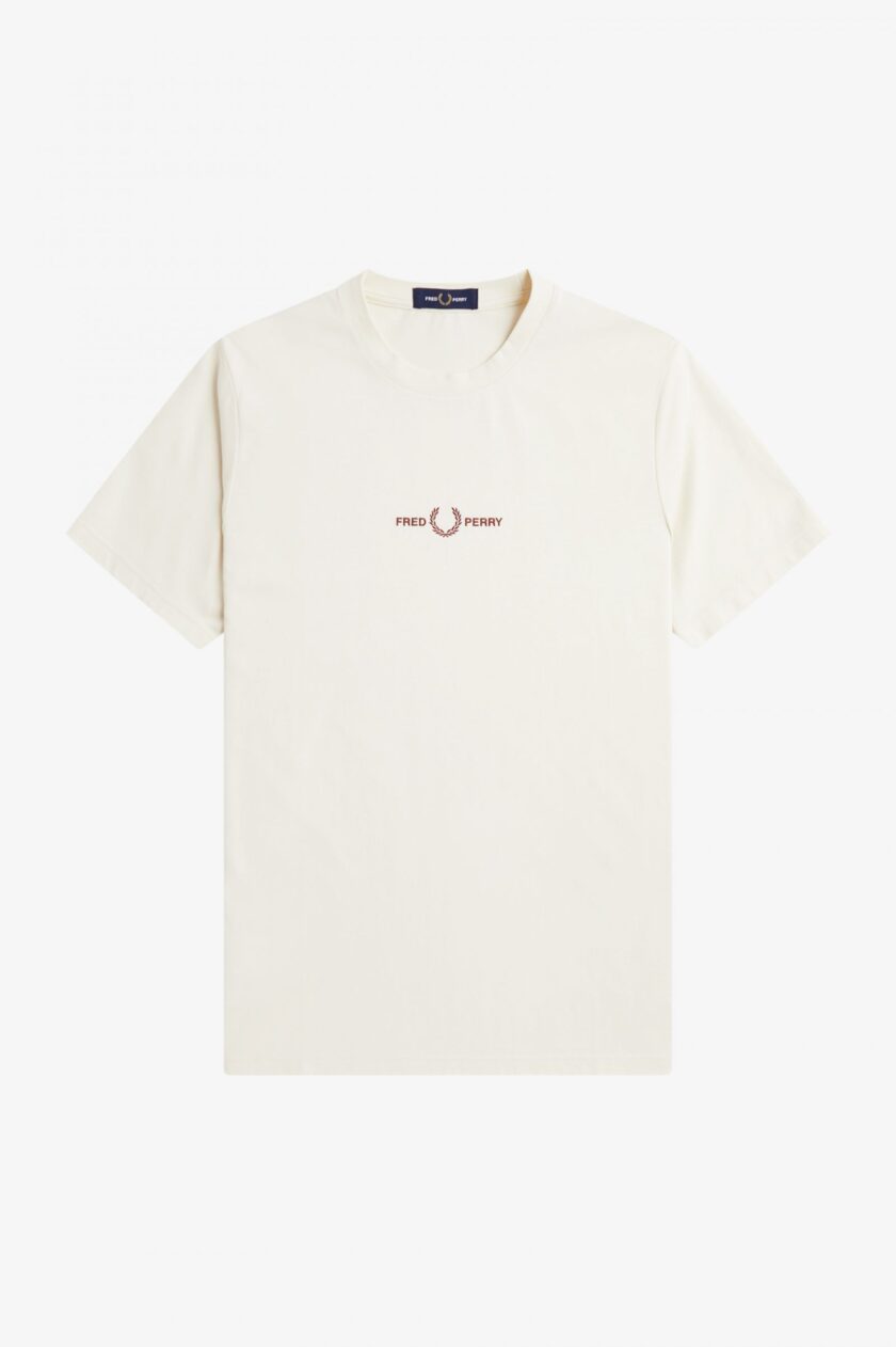 Embroidered T-Shirt Ecru