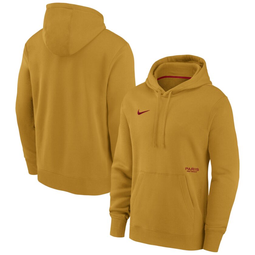 Paris Saint-Germain Nike Club Hoodie - Gold