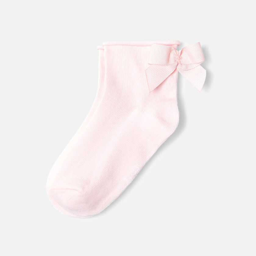Girl socks with bow