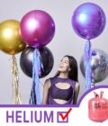 Giant Purple Foil Balloons Set
