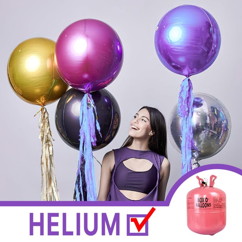 Giant Purple Foil Balloons Set