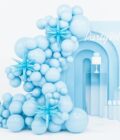 Pastel Blue Party Balloons Variety Pack