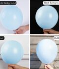 Pastel Blue Party Balloons Variety Pack - Image 2