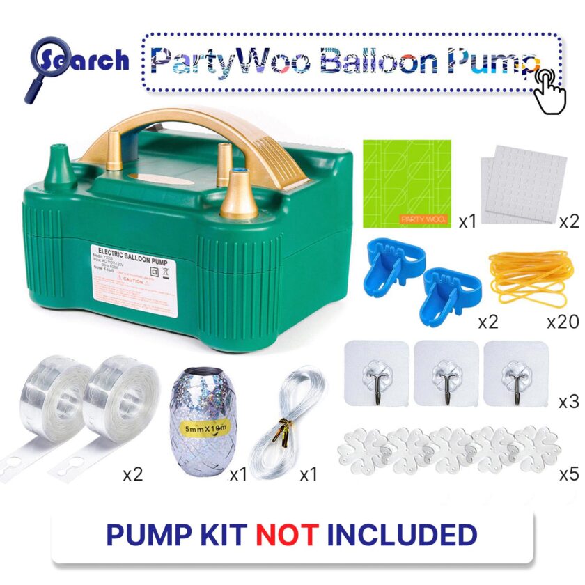 Pastel Blue Party Balloons Variety Pack - Image 3