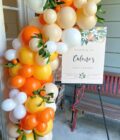 Boho Yellow and Orange Balloons 140 Pcs - Image 4