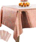 metallic iridescent foil tablecloth set - Image 3
