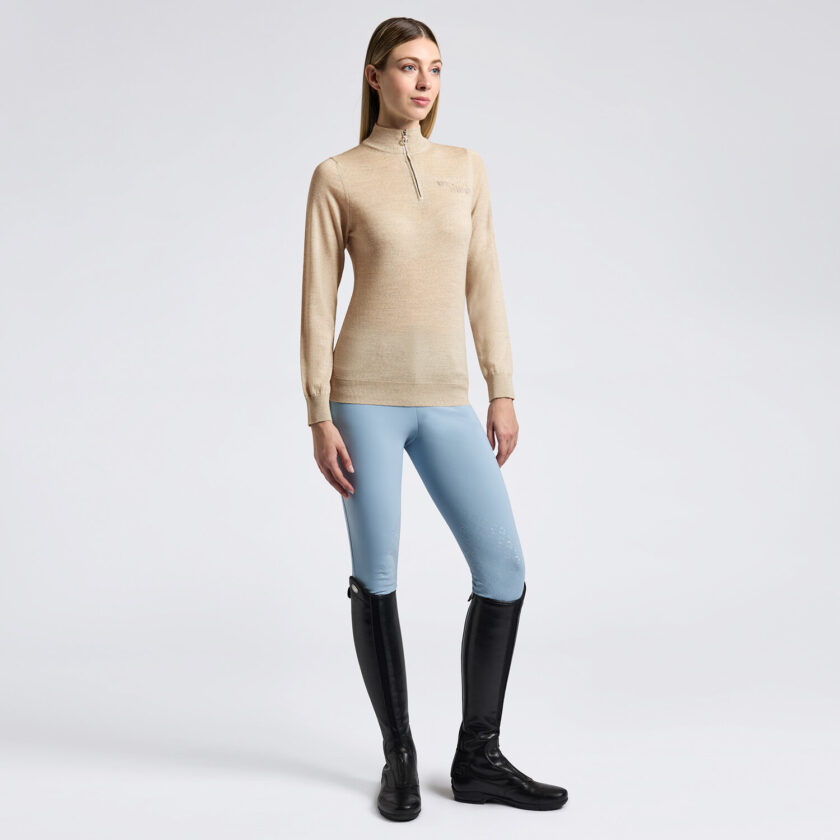 Cavalleria Toscana Women's Sweater in Knitted Light Wool