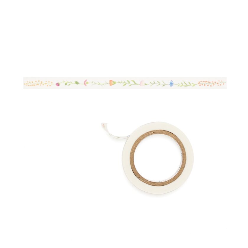 7mm floral design paper tape