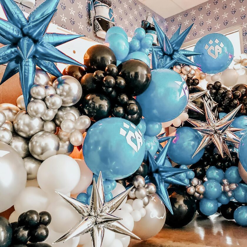 Pastel Blue Party Balloons Variety Pack - Image 7