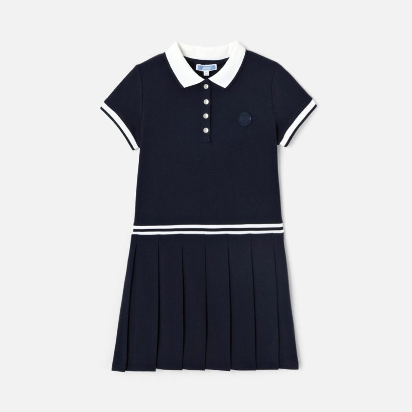 Girl dress in cotton piqué