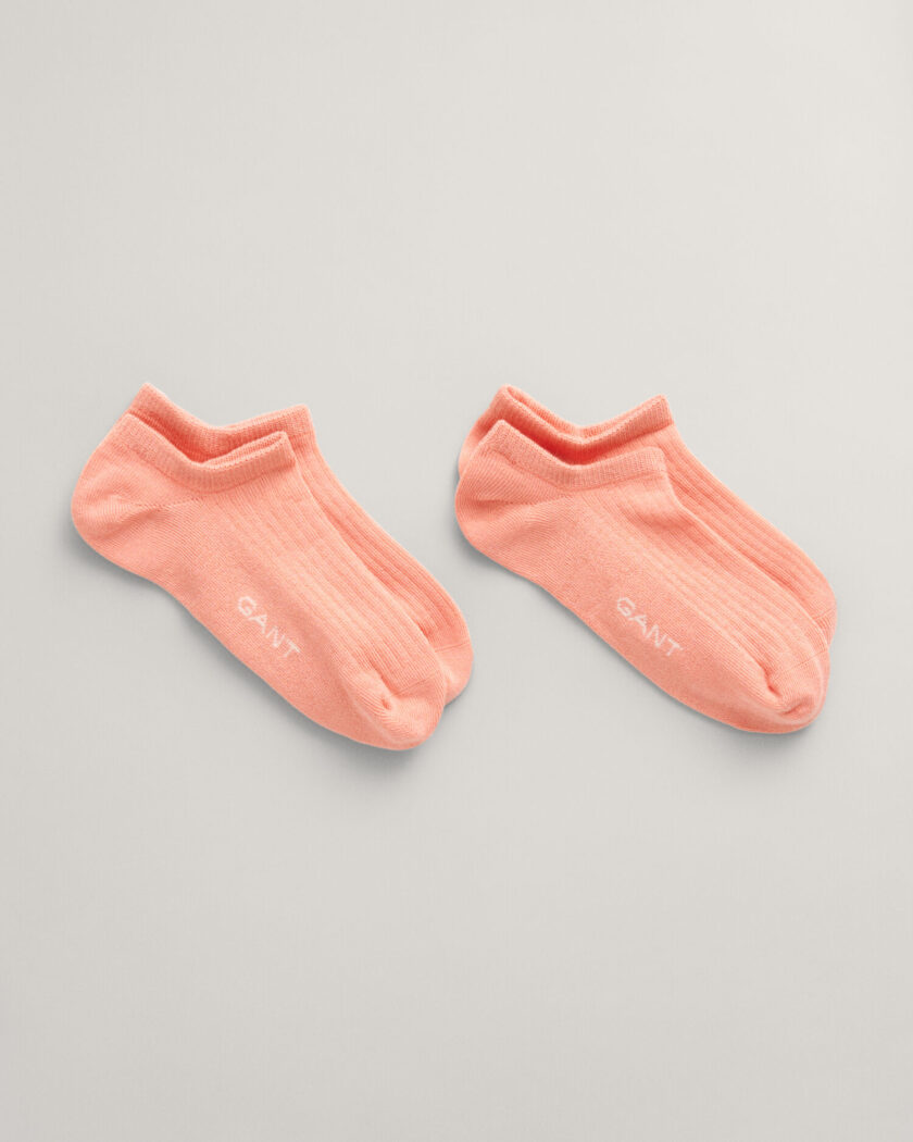 2-Pack Ribbed Lyocell Low Cut Socks