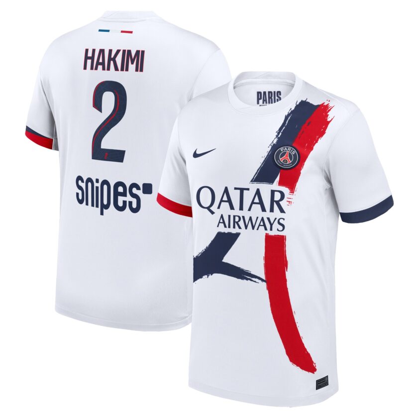 PSG Nike Away Stadium Shirt 2024-2025 with Hakimi 2 printing