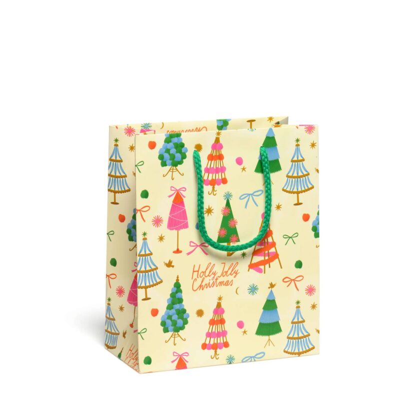festive holiday gift carrier medium