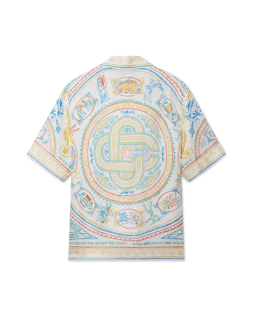 Crayon Vase Silk Shirt