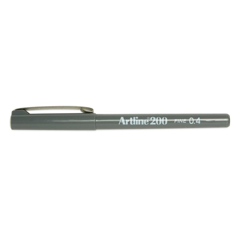 Fine Line Pen 0.4mm Grey