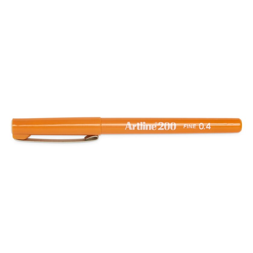 Fine Line Pen 0.4mm Orange - Image 2