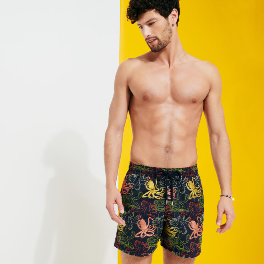 Men Embroidered Swim Trunks Octopussy - Limited Edition