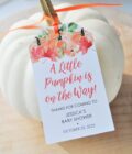 Baby Shower Favor Tags Set of 12 - Image 2