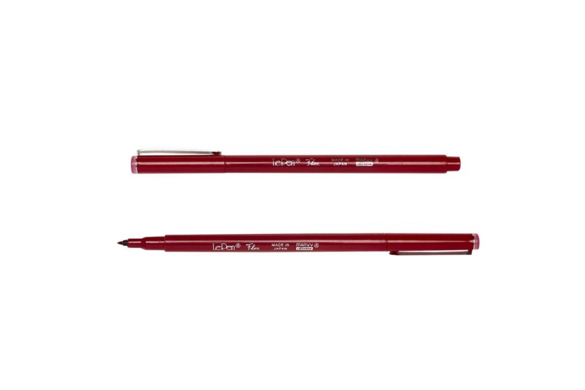 Flexible Burgundy Pen