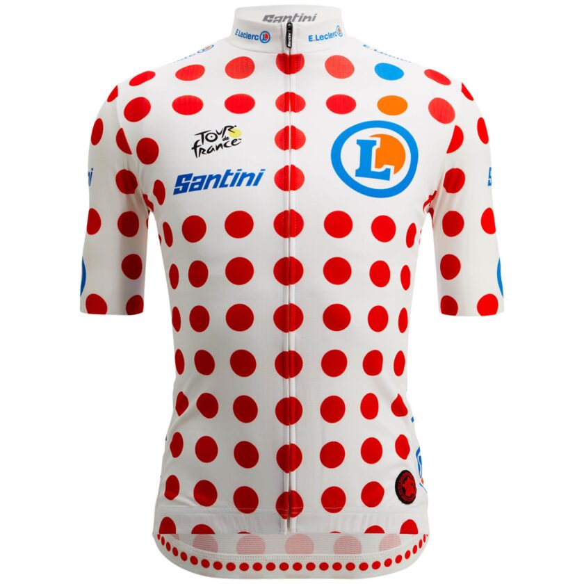 Maillot de l'équipe réplique du Tour de France 2024 par Santini - Polka