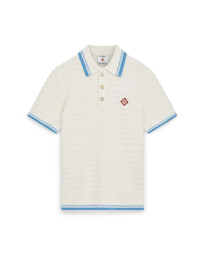 Cotton Boucle Polo Shirt