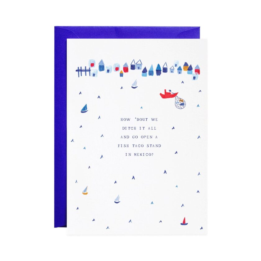 Taco Stand Greeting Card
