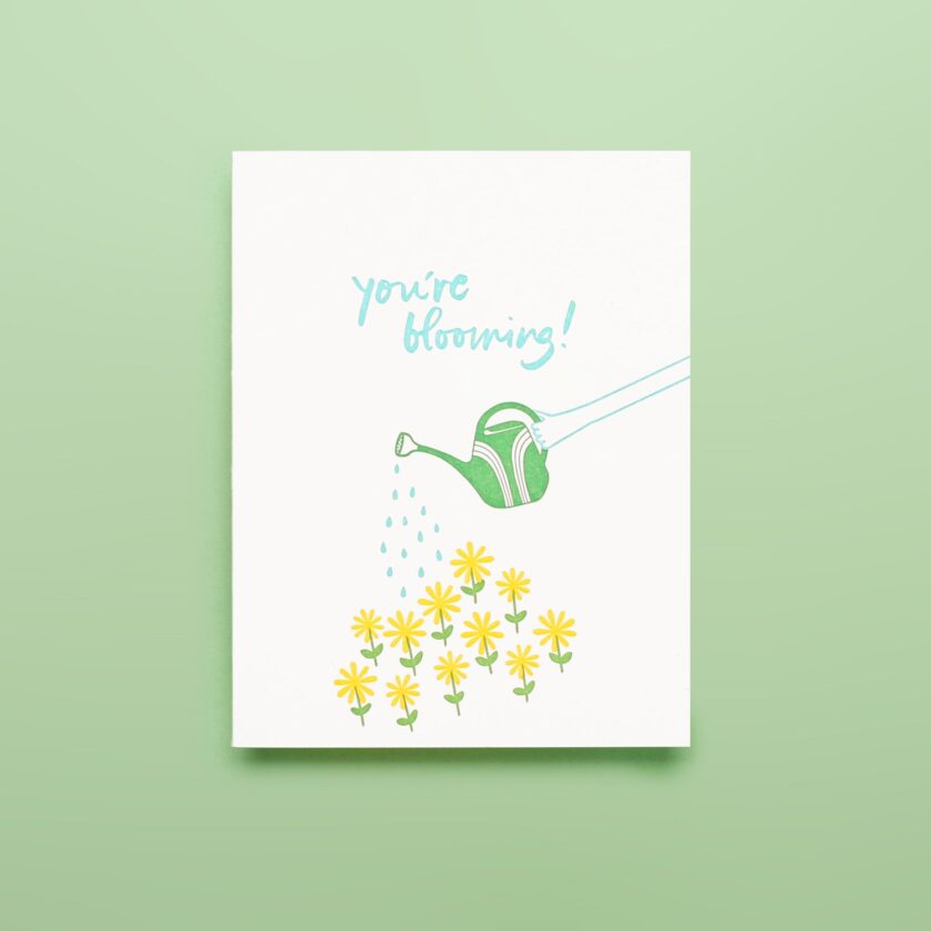 Handcrafted Bloom Greeting - Image 2