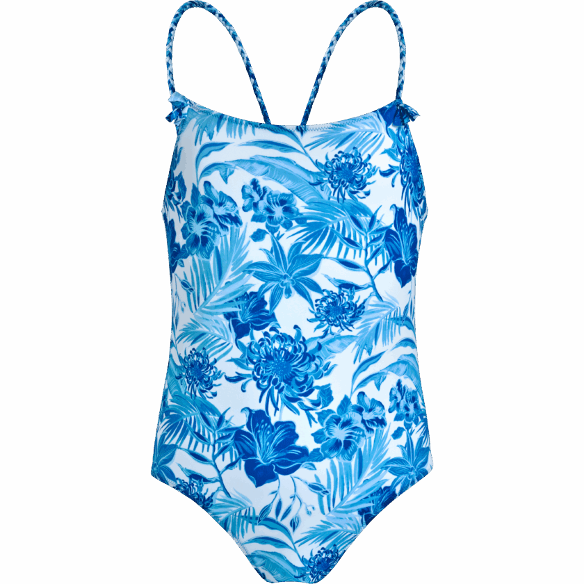 Girls One-piece Swimsuit Tahiti Flowers