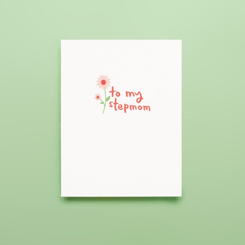 Handcrafted Floral Greeting Card - Image 2