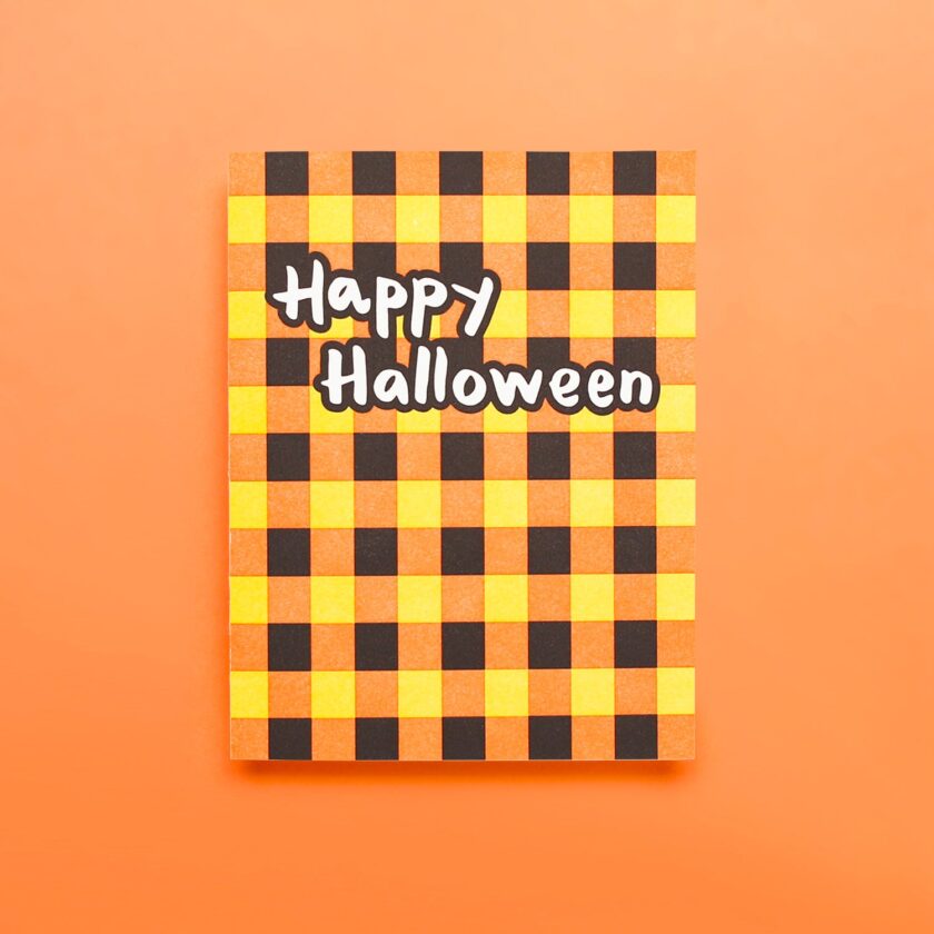 Halloween Plaid Print - Image 2