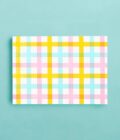 Plaid Pattern Card Set