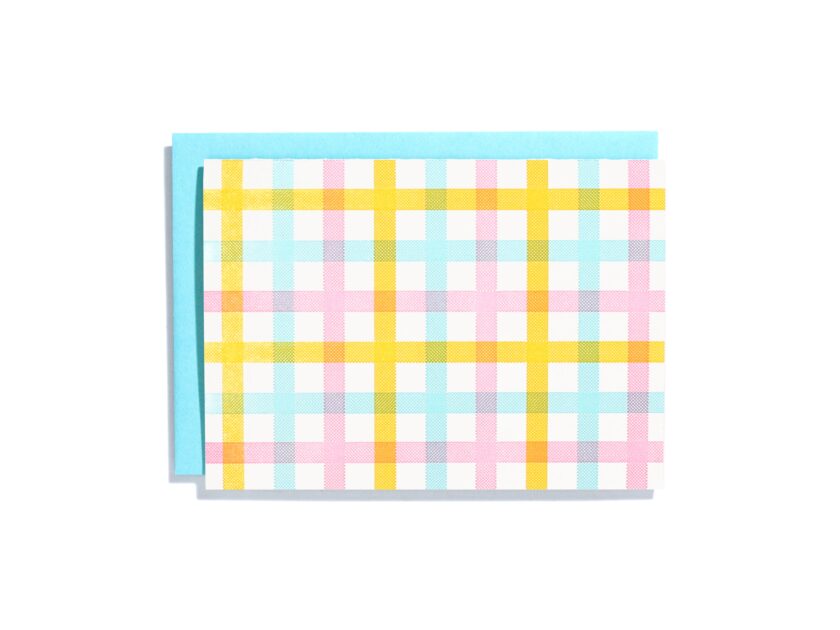 Plaid Pattern Card Set - Image 2