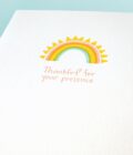 Handcrafted Rainbow Greeting