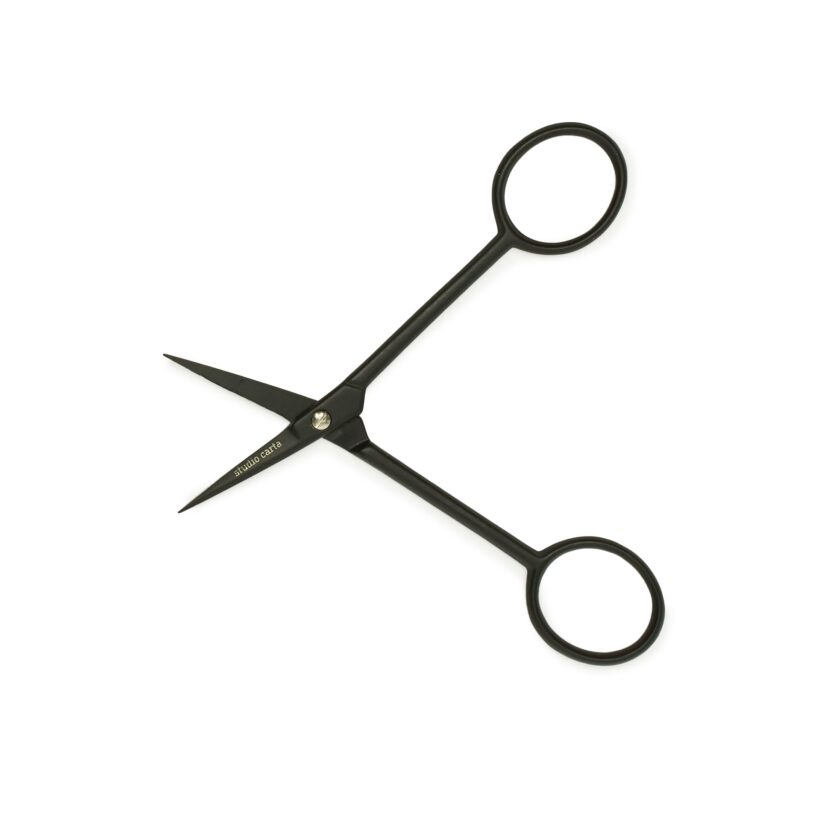 black outline scissors compact