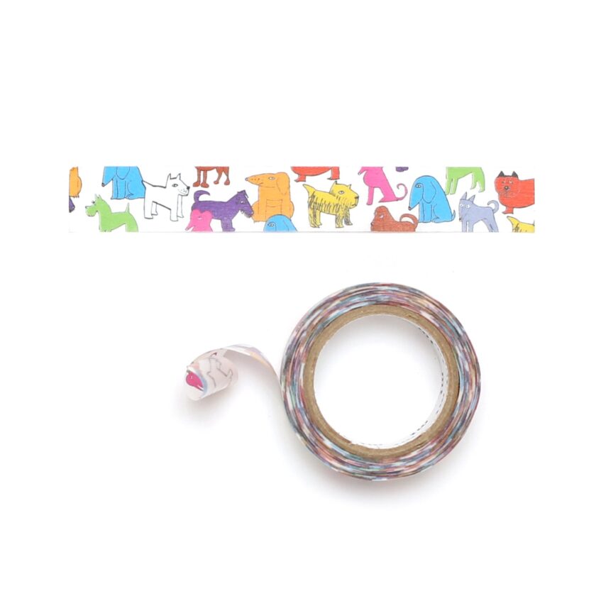vibrant animal-themed decorative tape